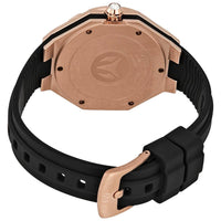 Technomarine Women's Quartz Watch - Cruise Sea Rose Gold Dial Black Strap | TM-118007 ,