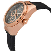 Technomarine Women's Quartz Watch - MoonSun Black and Rose Gold Dial Strap | TM-820019 ,