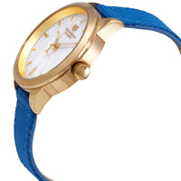 Technomarine Women's Quartz Watch - MoonSun MOP Dial Blue Nylon Strap | TM-820001 ,