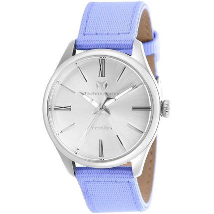 Technomarine Women's Quartz Watch - MoonSun Purple Nylon Strap | TM-117011 ,