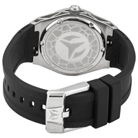 Technomarine Women's Quartz Watch - TechnoCell Light Blue Dial Black Strap | TM-318074 ,