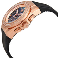 Technomarine Women's Watch - Cruise Diva Pave Black and Rose Gold Dial | TM-120043 ,