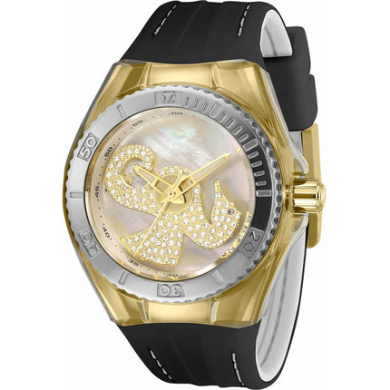 Technomarine Women's Watch - Cruise Dream White and Black Rubber Strap | TM-119003 ,