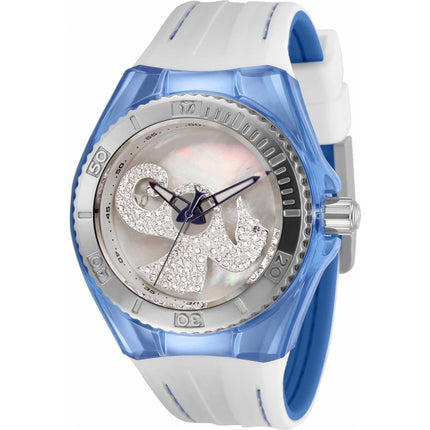 Technomarine Women's Watch - Cruise Dream White and Blue Rubber Strap | TM-119002 ,