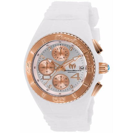 Technomarine Women's Watch - Cruise JellyFish Silver and Rose Gold Dial | TM-115362 ,