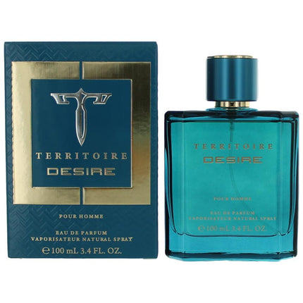 Territoire Desire by YZY, 3.4 oz Eau De Parfum Spray for Men ,