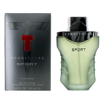 Territoire Sport by YZY, 3.4 oz Eau De Parfum Spray for Men ,