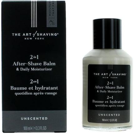 The Art of Shaving Men's After Shave Balm & Daily Moisturizer - 2-in-1 Unscented ,