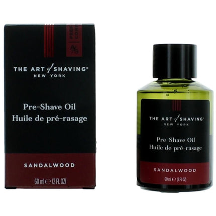 The Art Of Shaving Men's Pre-Shave Oil - Sandalwood For All Skin Types, 2 oz ,