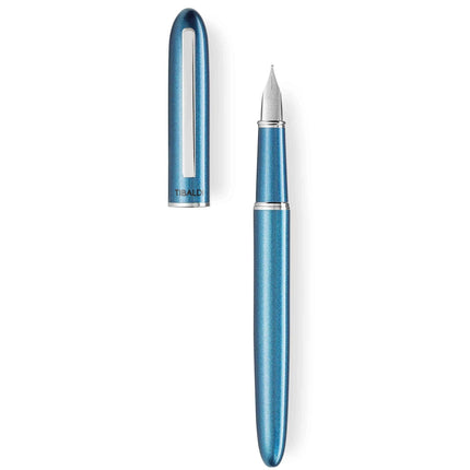 Tibaldi by Montegrappa Fountain Pen - D26 Shiny Blue Brass ,