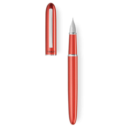 Tibaldi by Montegrappa Fountain Pen - D26 Shiny Red Brass Body ,