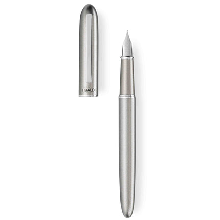 Tibaldi by Montegrappa Fountain Pen - D26 Shiny Silver Brass ,