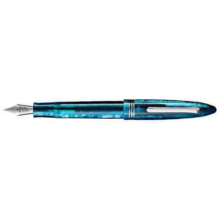 Tibaldi Fountain Pen - Bononia Bora Bora with Palladium Trim ,