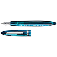 Tibaldi Fountain Pen - Bononia Bora Bora with Palladium Trim ,