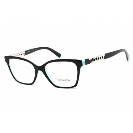 Tiffany Women's Eyeglasses - Black On Tiffany Blue Plastic Cat Eye | 0TF2228 8055 ,