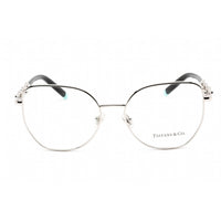 Tiffany Women's Eyeglasses - Clear Demo Lens Silver Metal Cat Eye Frame | 0TF1147 6001 ,