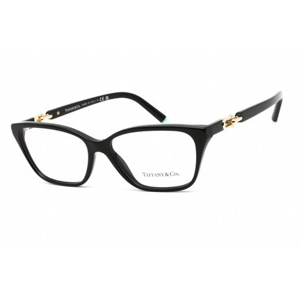 Tiffany Women's Eyeglasses - Clear Lens Black Plastic Cat Eye Frame | 0TF2229 8001 ,