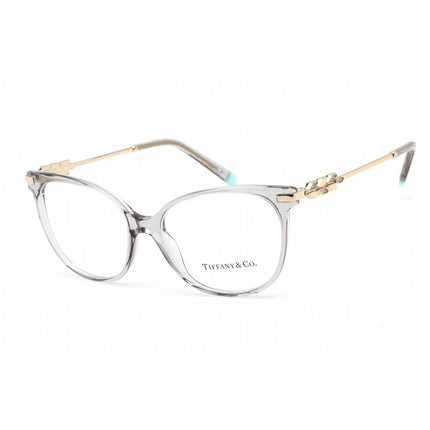 Tiffany Women's Eyeglasses - Crystal Grey Plastic Cat Eye Shape Frame | 0TF2220B 8270 ,