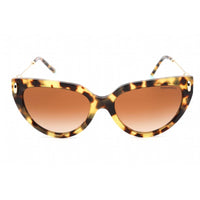 Tiffany Women's Sunglasses - Full Rim Yellow Havana Plastic Cat Eye | 0TF4195 80643B ,