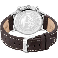 Timberland Men's Chronograph Watch - SS Case Dark Brown Leather Strap | TDWGF2090402 ,