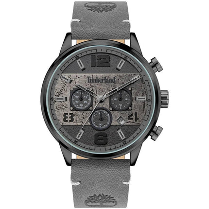 Timberland Men's Chronograph Watch - Stainless Steel Case Grey Strap | TDWGC2091202 ,