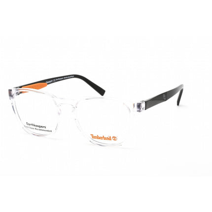 Timberland Men's Eyeglasses - Crystal Rectangular Plastic Full-Rim Frame | TB1745 026 ,