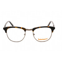 Timberland Men's Eyeglasses - Dark Havana Metal/Plastic Oval Shape Frame | TB1582 052 ,