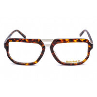 Timberland Men's Eyeglasses - Dark Havana Plastic Aviator Shape Frame | TB1646 052 ,