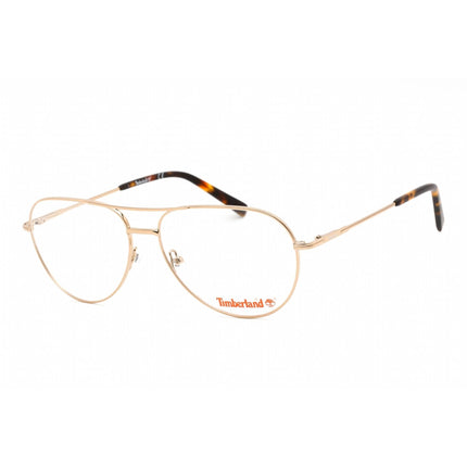 Timberland Men's Eyeglasses - Full Rim Aviator Shape Gold Metal Frame | TB1630 032 ,