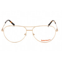 Timberland Men's Eyeglasses - Full Rim Aviator Shape Gold Metal Frame | TB1630 032 ,