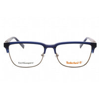 Timberland Men's Eyeglasses - Full Rim Matte Blue Rectangular Shape Frame | TB1762 091 ,