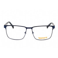 Timberland Men's Eyeglasses - Full Rim Rectangular Matte Blue Metal Frame | TB1721 091 ,