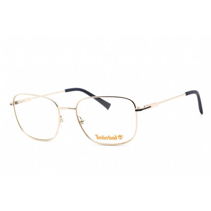 Timberland Men's Eyeglasses - Full Rim Rectangular Pale Gold Metal Frame | TB1757 032 ,
