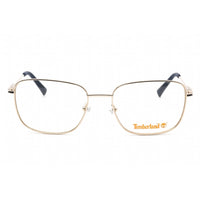 Timberland Men's Eyeglasses - Full Rim Rectangular Pale Gold Metal Frame | TB1757 032 ,