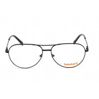 Timberland Men's Eyeglasses - Matte Black Aviator Metal Full-Rim Frame | TB1630 002 ,