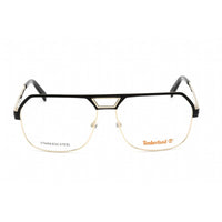 Timberland Men's Eyeglasses - Matte Black Aviator Metal Full-Rim Frame | TB1645 002 ,