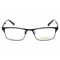 Timberland Men's Eyeglasses - Matte Black Rectangular Frame Clear Lens | TB1547 002 ,