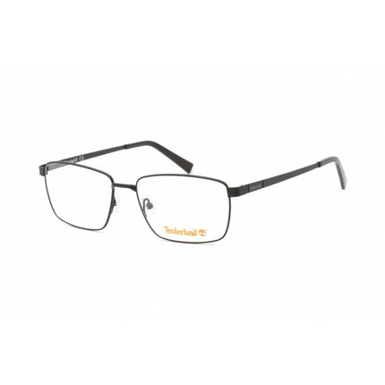 Timberland Men's Eyeglasses - Matte Black Rectangular Full-Rim Frame | TB1638 002 ,