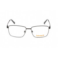 Timberland Men's Eyeglasses - Matte Black Rectangular Full-Rim Frame | TB1638 002 ,