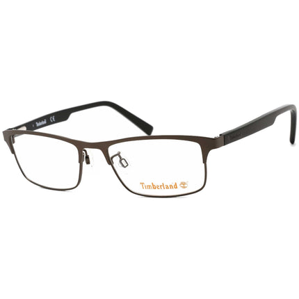 Timberland Men's Eyeglasses - Matte Dark Brown Metal Frame Clear Lens | TB1547 049 ,
