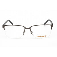 Timberland Men's Eyeglasses - Matte Gunmetal Rectangular Metal Frame | TB1653 009 ,