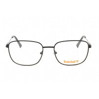 Timberland Men's Eyeglasses - Rectangular Shape Shiny Black Metal Frame | TB1757 001 ,