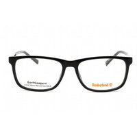 Timberland Men's Eyeglasses - Rectangular Shape Shiny Black Plastic Frame | TB1722 001 ,