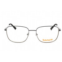 Timberland Men's Eyeglasses - Rectangular Shiny Dark Nickeltin Frame | TB1757 006 ,