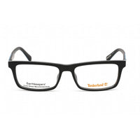 Timberland Men's Eyeglasses - Shiny Black Rectangular Full-Rim Frame | TB1720 001 ,
