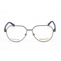 Timberland Men's Eyeglasses - Shiny Gunmetal Geometric Full-Rim Frame | TB1734 008 ,