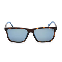 Timberland Men's Sunglasses - Blue Mirror Lens Rectangular Shape Frame | TB9174 52D ,