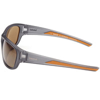 Timberland Men's Sunglasses - Brown Polarized Lens Grey Plastic Frame | TB9247 6220H ,
