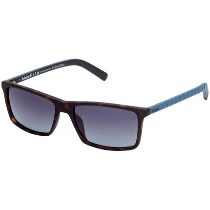 Timberland Men's Sunglasses - Dark Havana Plastic Frame Smoke Lens | TB9222 5652D ,
