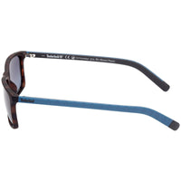 Timberland Men's Sunglasses - Dark Havana Plastic Frame Smoke Lens | TB9222 5652D ,